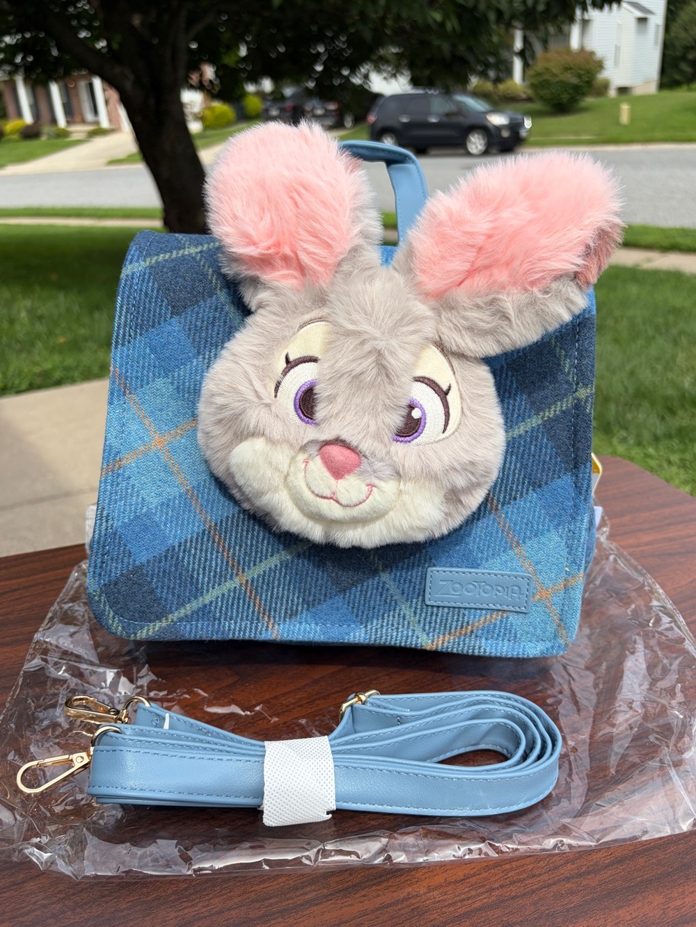 Disney Zootopia Judy Hopps Potdemiel Convertible Backpack Crossbody Bag NWT